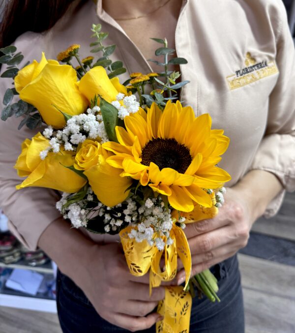 Bouquet de rosas amarillas